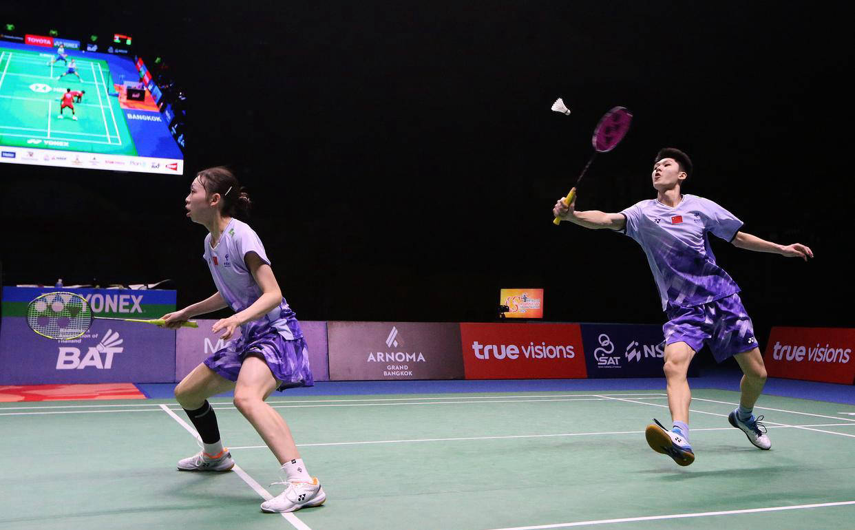 丹麦队鏖战泰国队，陈雨菲统治全场